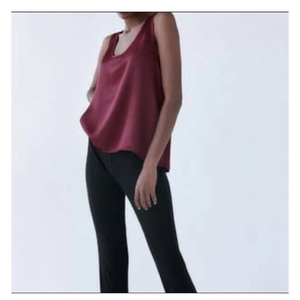NWT Zara Satin Tank Top, size Large Xx1373